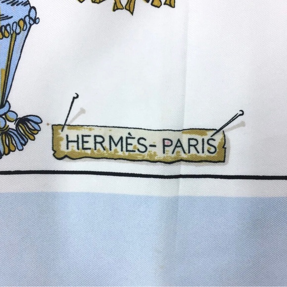 HERMES Pasementerie Carre 90 Multicolor Silk%100 - Picture 9 of 9